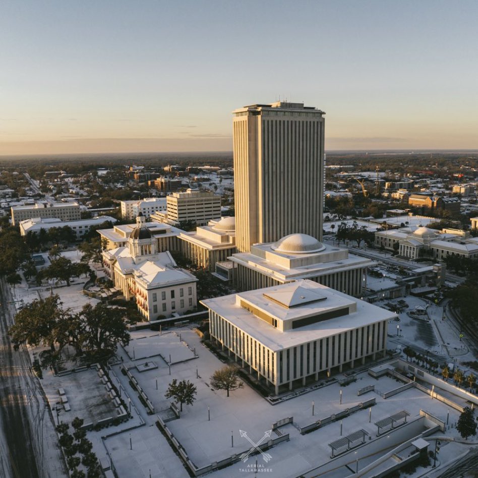 Capitol blanketed by snow and ice….