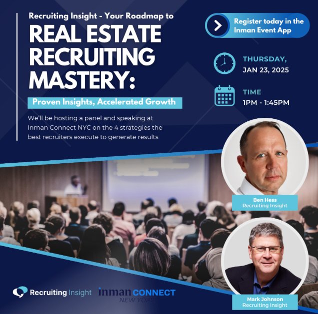MyBFFSocial's tweet photo. If recruiting is a top priority in 2025, this is your opportunity to learn from the best in the business with Mark Johnson and Ben Hess and #recruitinginsight at #inmanconnect. Join this session at 1 p.m. https://t.co/JJMJiFFIZn