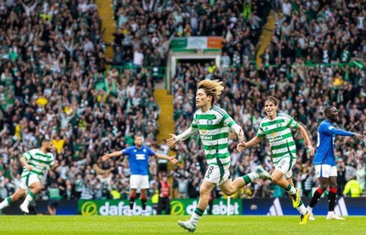 LukeKC67's tweet photo. The best since Larsson.

Thank you for everything Kyogo 💚🇯🇵 https://t.co/6nPm5WNQrv