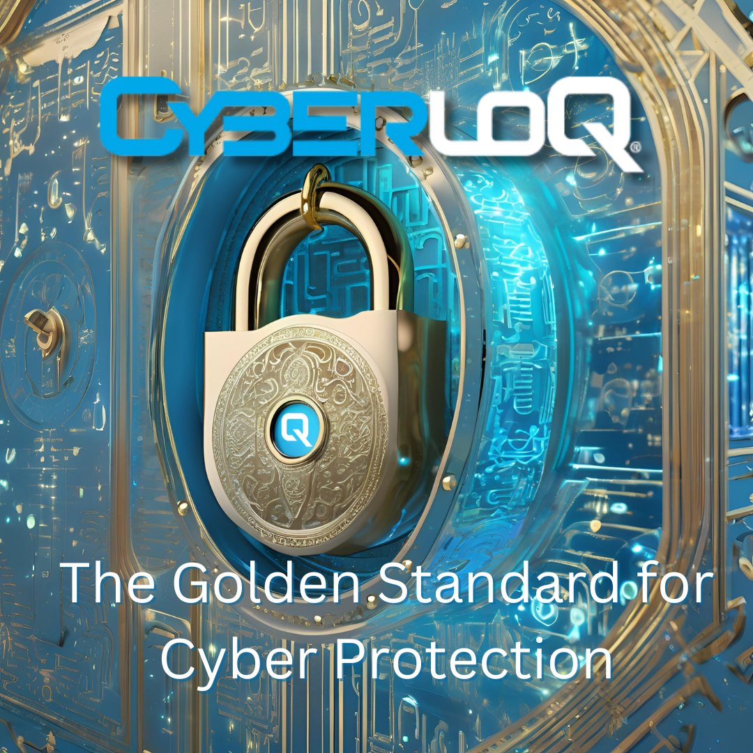 cyberloq's tweet photo. Unlock the future of security with CyberLOQ! Experience the Golden Standard of Protection and keep your data safe with our cutting-edge technology. #CyberSecurity #DataProtection https://t.co/zMpBYq073W