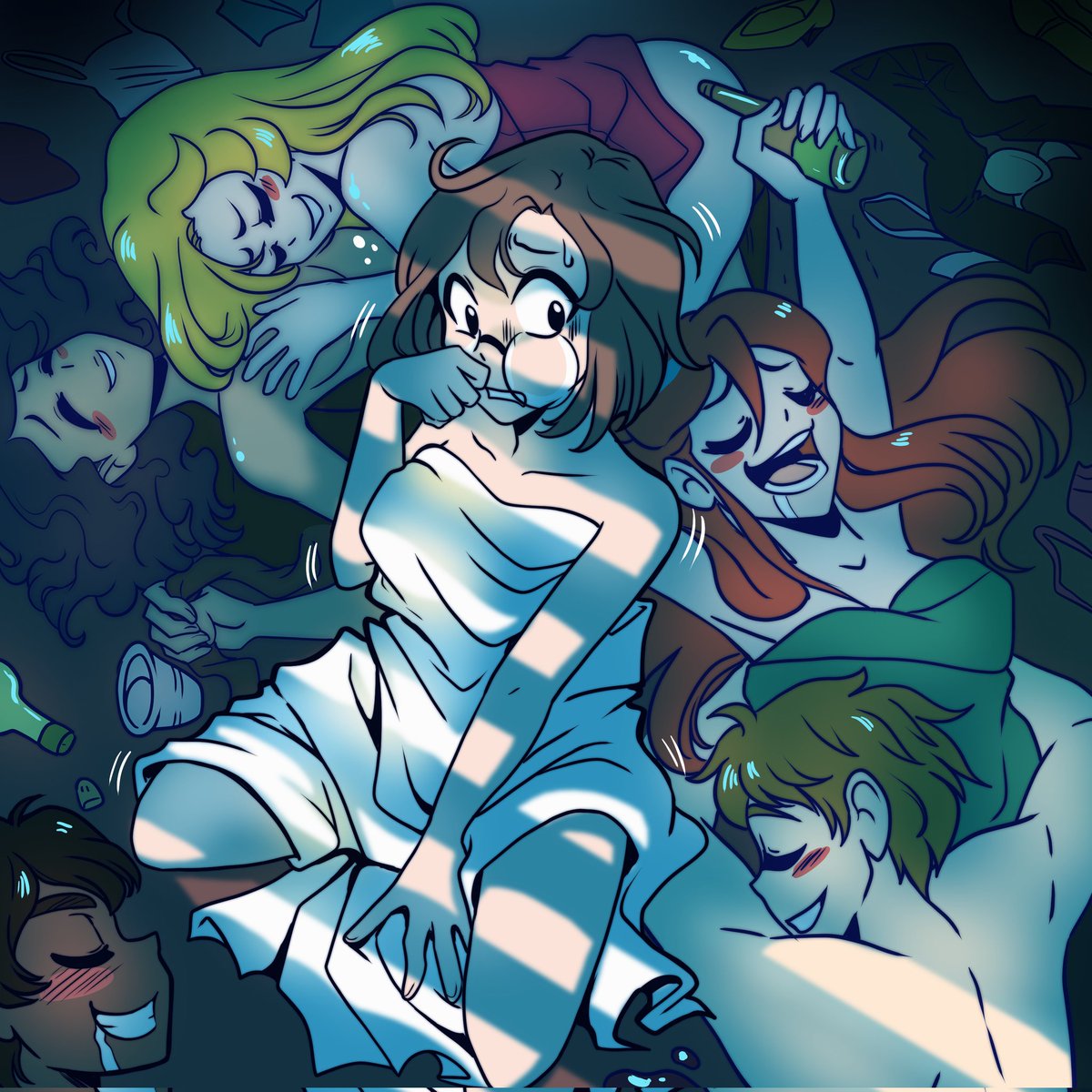 OneVsThree's tweet image. After party - One Vs. Three

The spicy version is available on our Patreon!
Consider to support us to see more pics!
#onevsthree