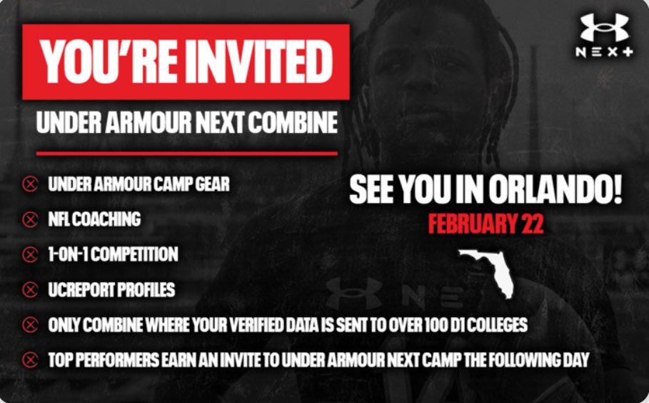 Caleb Sanford (@caleb_sanford1) on Twitter photo Blessed to be Invited to the UA Next Combine! <a href="/UANextFootball/">All-America Game</a> <a href="/OcalaPreps/">Ocala Preps</a> <a href="/FlaHSFootball/">FloridaHSFootball.com</a> @FLVarsityRivals <a href="/BrantleyCoach/">John Brantley</a> Blessed to be Invited to the UA Next Combine! <a href="/UANextFootball/">All-America Game</a> <a href="/OcalaPreps/">Ocala Preps</a> <a href="/FlaHSFootball/">FloridaHSFootball.com</a> @FLVarsityRivals <a href="/BrantleyCoach/">John Brantley</a>