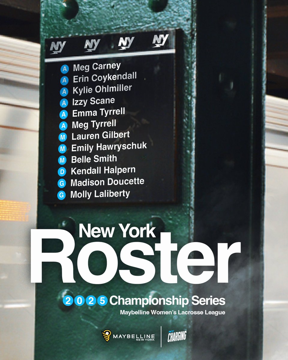 In a New York State of Mind 🤘

The official New York Charging roster for the 2025 Maybelline Championship Series.