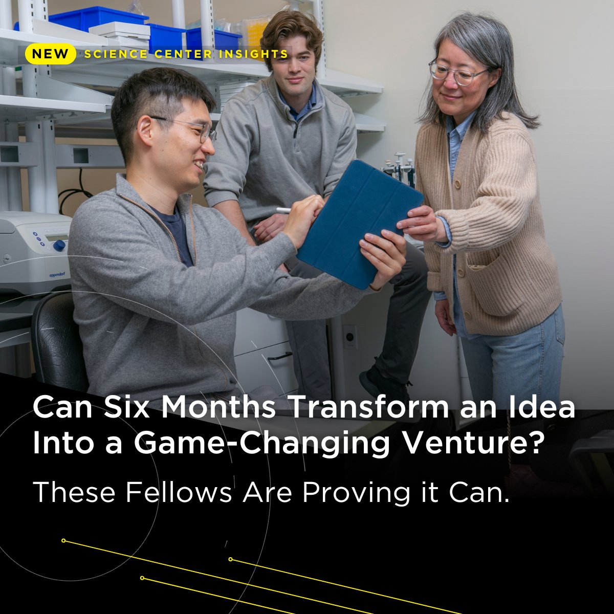 Over the past six months, the current Founders Fellows have gained new perspectives on their startups - and themselves. Here’s what they’ve learned so far and how they envision the next half of the fellowship shaping their journey: sciencecenter.org/blog/can-6-mon…