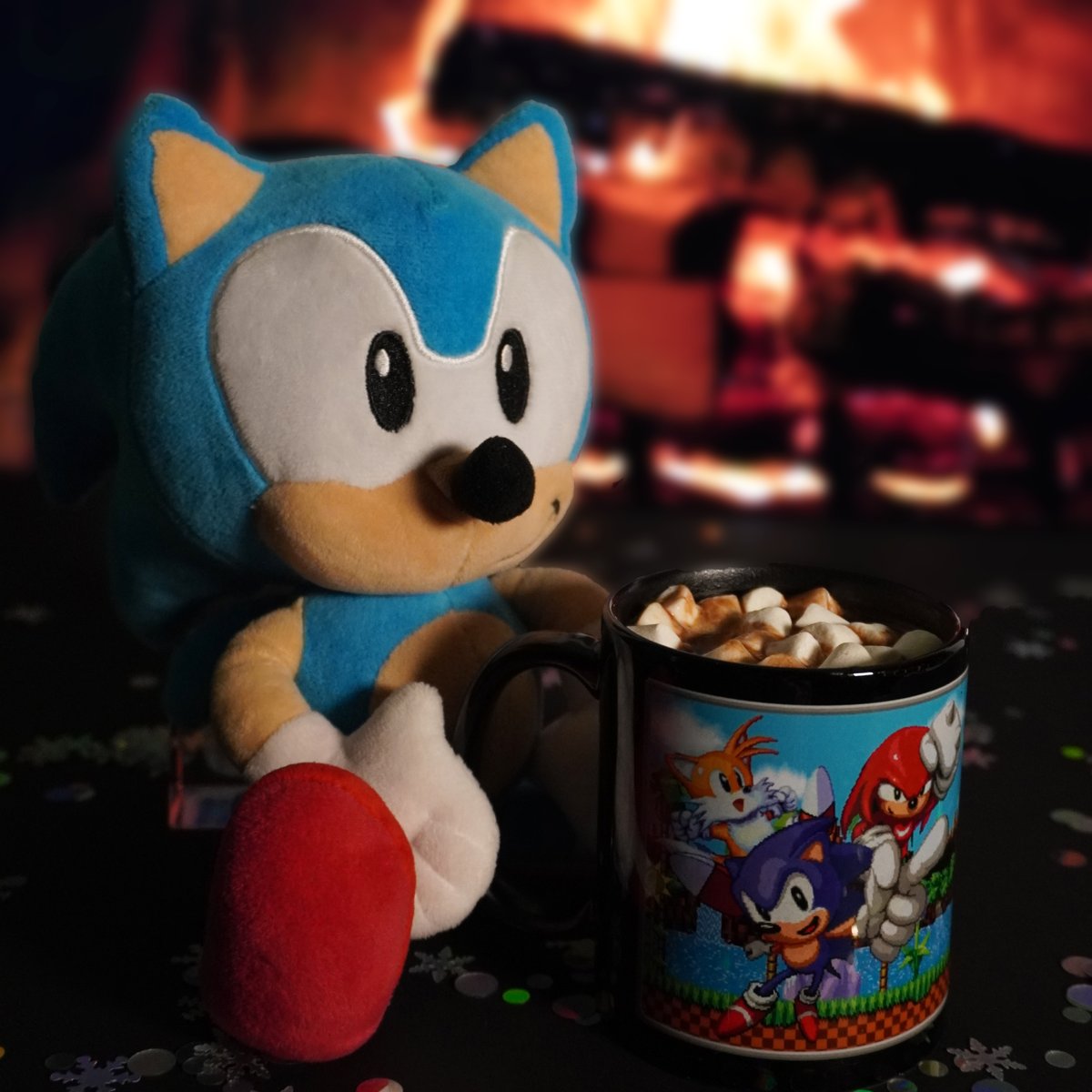 SEGA's tweet image. The perfect weather for hot chocolate! ❄️☕️