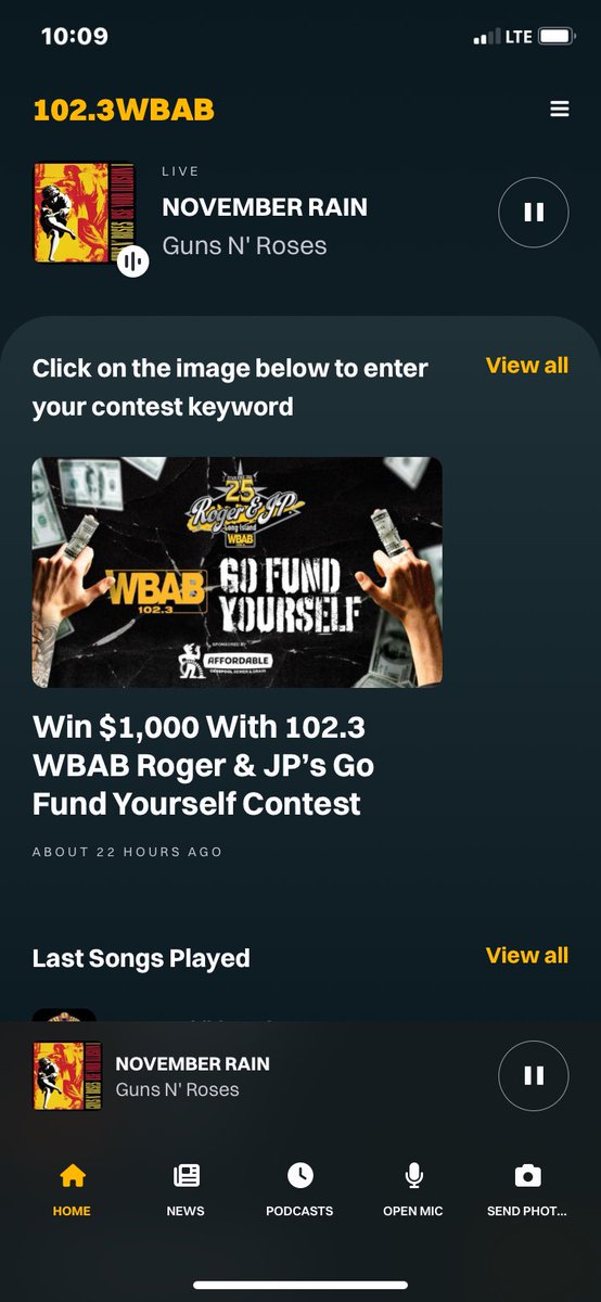 Great start to double shot Thursday’s <a href="/niqueWBAB/">domonique</a> <a href="/1023WBAB/">102.3 WBAB</a> <a href="/gunsnroses/">Guns N' Roses</a> 
Hey patriots go enter the key word is Give!!! You can win $1000!
Good Morning y’all! 
Just
Got to the gym! My torture begins 😂😂
God Bless you all ☦️🛐
Remember ~

✨ You’re Loved ❤️
✨ You’re Strong 💪
✨