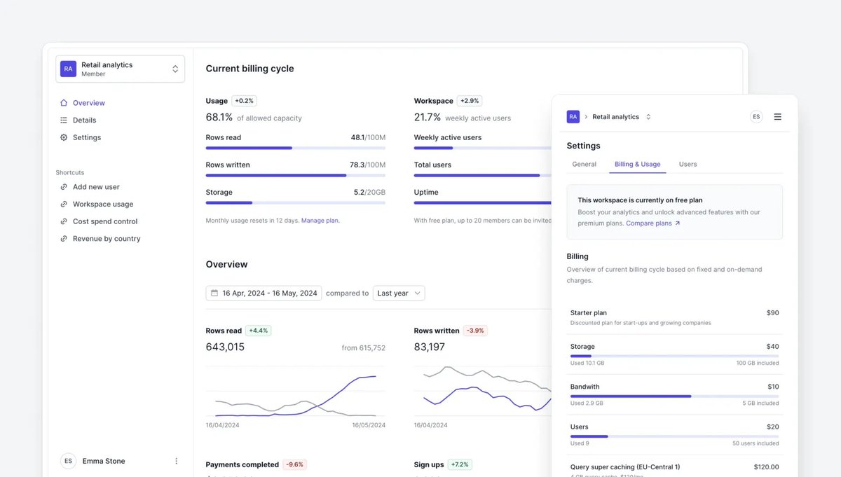 fabioalcocer17's tweet photo. Tremor se une a Vercel! 🤯

¿Qué significa esto? Pues que ahora tenemos GRATIS +300 Blocks y templates para:

Crear Dashboards, landing pages, Forms, etc. ⚛️
Con gráficas, modo oscuro y personalizables 🎨 https://t.co/Sn2xCgUEdD