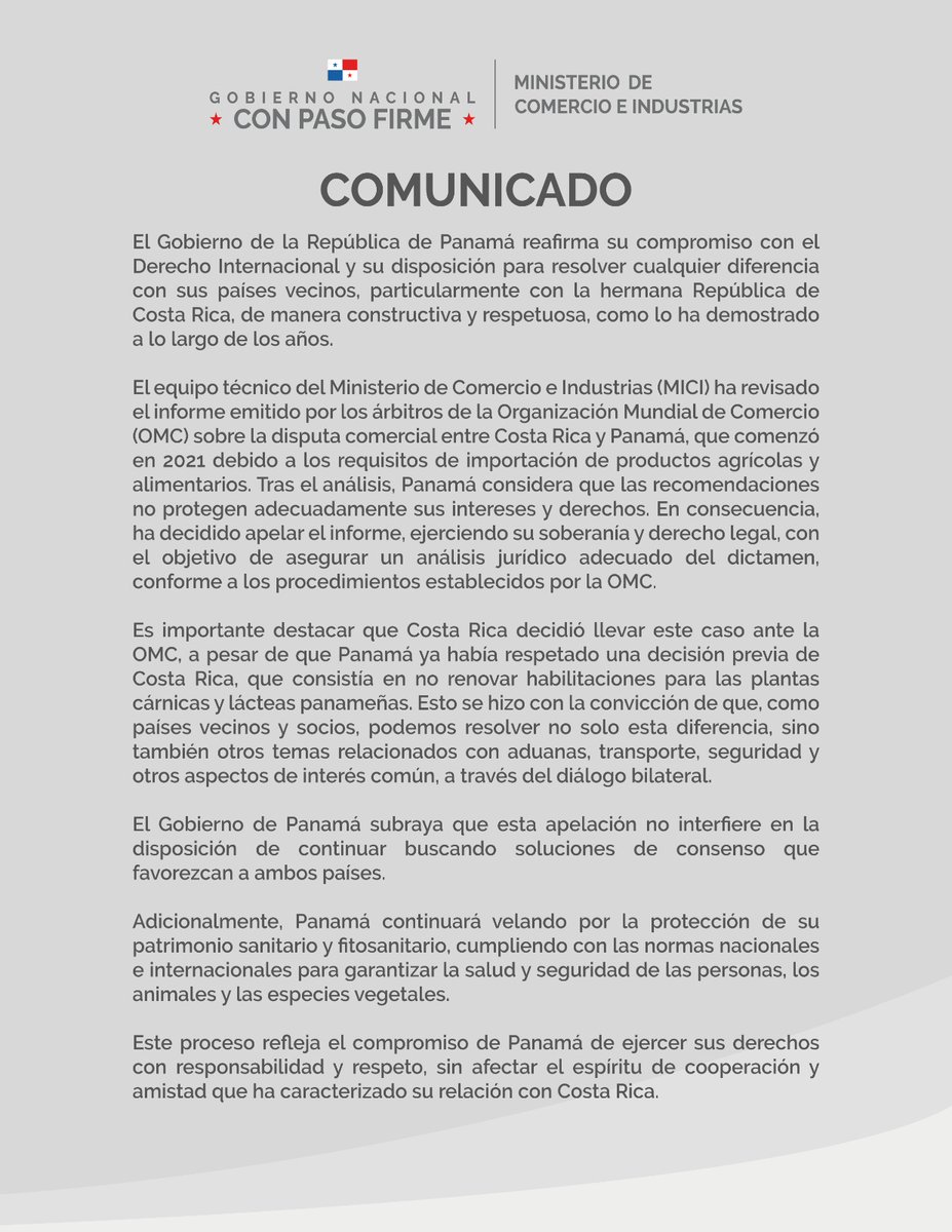 COMUNICADO