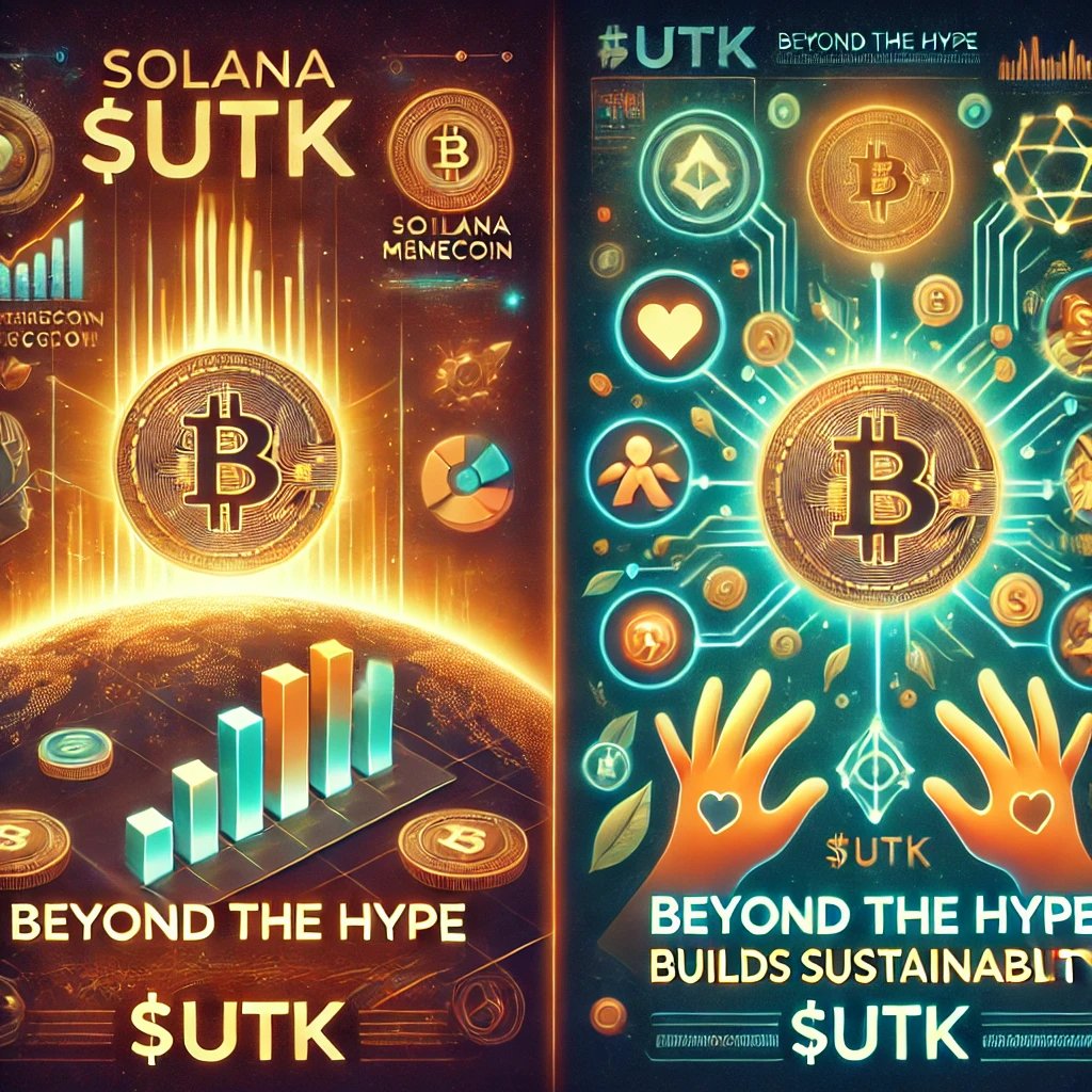 🔥 #Solana #memecoins Are Booming!
Amid the frenzy, $UTK stands out with purpose—focused on sustainability and community impact. 
Join us to build beyond the hype! 💪🌍

#UTKIsland #MemeToken #CryptoForGood #memecoin100x