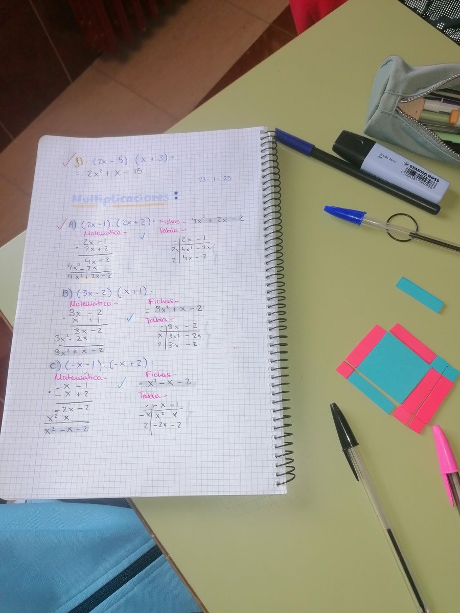 IsabelGarciasvp's tweet photo. Después de trabajar el álgebra solo  de forma #manipulativa
toca la transición trabajando con tablas para al final, llegar al algoritmo matemático.
Trabajar de 3 formas distintas ayuda a comprender y a establecer conexiones.
#razonar
#metodologia #matematicas https://t.co/Dn18iO27oU
