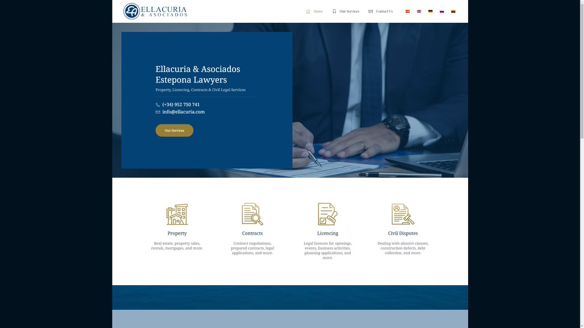 tigergibraltar's tweet photo. A new website for our lawyer friends up the coast in Estepona!

A multi-language website based on the clients business card idea to show the services they offer.
🇬🇧🇪🇸🇩🇪🇷🇺🇱🇹

Latest CMS, latest builder with opengraph functionality for url sharing

https://t.co/9UYZCR3D9U https://t.co/k55XFLwgYZ