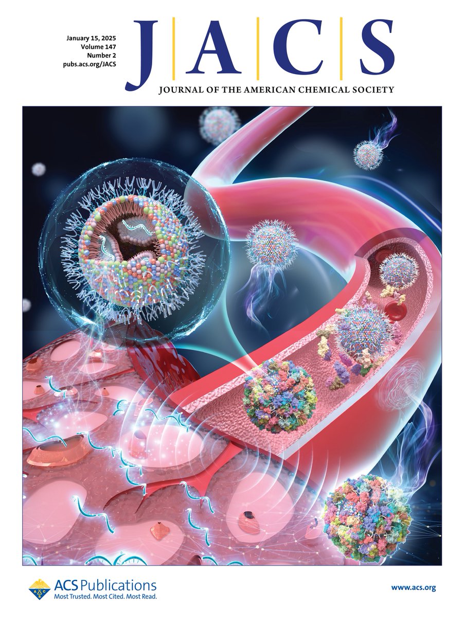 Mike Mitchell (@mjmitchell_lab) on Twitter photo Huge congrats to <a href="/MJMitchell_Lab/">Mike Mitchell</a> Postdoc <a href="/Lulu_Xuee/">Lulu Xue, Ph.D</a> for being featured on the cover of this month's issue of <a href="/J_A_C_S/">J. Am. Chem. Soc.</a> for his new dendron-like lipid nanoparticles for mRNA delivery to the spleen in collaboration with <a href="/WeissmanLab/">The Drew Weissman Lab</a> <a href="/Karin_Wang26/">Karin Wang</a>!
Article: pubs.acs.org/doi/10.1021/ja… Huge congrats to <a href="/MJMitchell_Lab/">Mike Mitchell</a> Postdoc <a href="/Lulu_Xuee/">Lulu Xue, Ph.D</a> for being featured on the cover of this month's issue of <a href="/J_A_C_S/">J. Am. Chem. Soc.</a> for his new dendron-like lipid nanoparticles for mRNA delivery to the spleen in collaboration with <a href="/WeissmanLab/">The Drew Weissman Lab</a> <a href="/Karin_Wang26/">Karin Wang</a>!
Article: pubs.acs.org/doi/10.1021/ja…