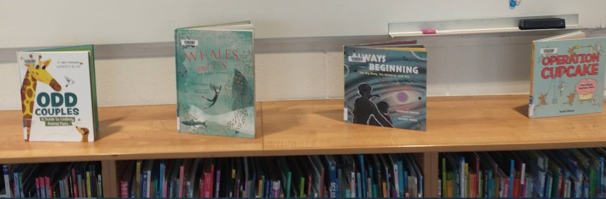 juliadanielloeb's tweet photo. We are happy to have new Silver Birch Express winning non-fiction books to add to our growing non-fiction collection in the #learningcommons. Thanks @oslacouncil! @ONLibraryAssoc @TinlidsBooks @ForestofReading #DearSchoolLibrary https://t.co/sV7GJ9eLWn