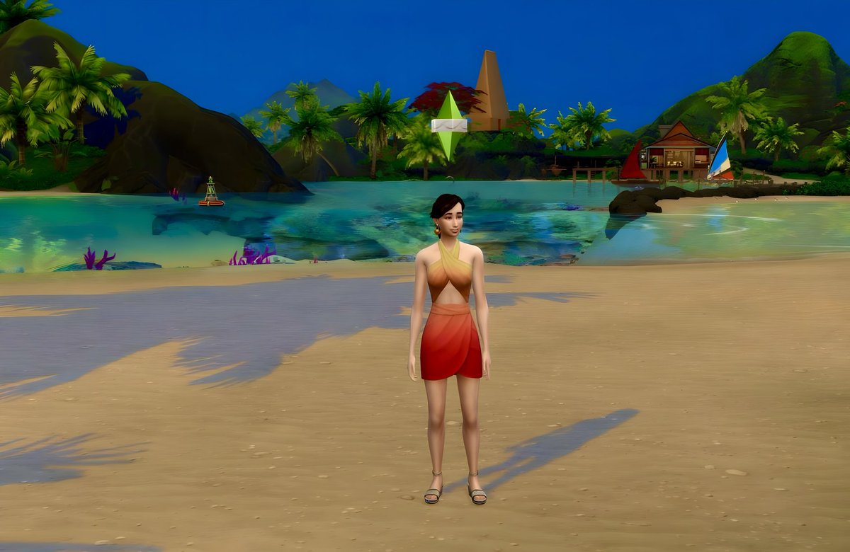 andreahega2000_'s tweet photo. 💎 Judit Solís
📍 Sulani
Una sirena🧜🏻♀️ recién llegada a Sulani con 0 simoleones en la cuenta bancaria y una propiedad vacía. Acaba de empezar como buzo y ya tiene un amigo para toda la vida, Flipper 🐬
#ShowUsYourSims #sims4 #TheSims4 #NoMoneyChallenge https://t.co/kEekeRAU1Z