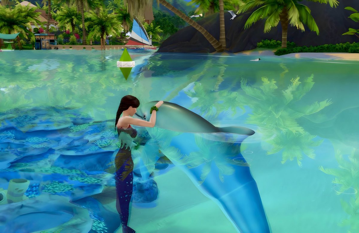 andreahega2000_'s tweet photo. 💎 Judit Solís
📍 Sulani
Una sirena🧜🏻♀️ recién llegada a Sulani con 0 simoleones en la cuenta bancaria y una propiedad vacía. Acaba de empezar como buzo y ya tiene un amigo para toda la vida, Flipper 🐬
#ShowUsYourSims #sims4 #TheSims4 #NoMoneyChallenge https://t.co/kEekeRAU1Z