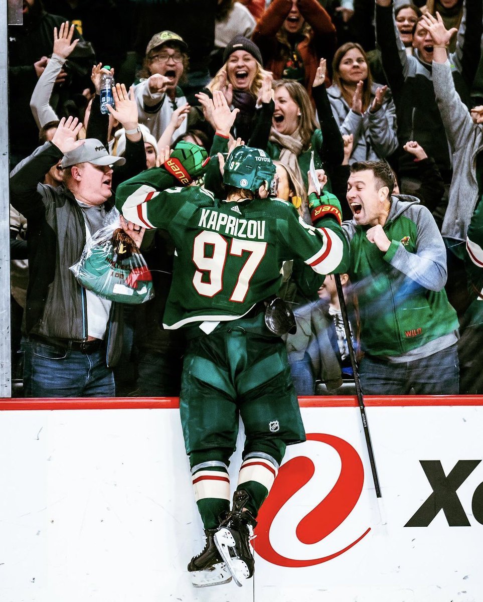 MinnyHockey's tweet image. Kaprizov &amp;amp; Spurgeon return tonight 😈 

#weback #mnwild