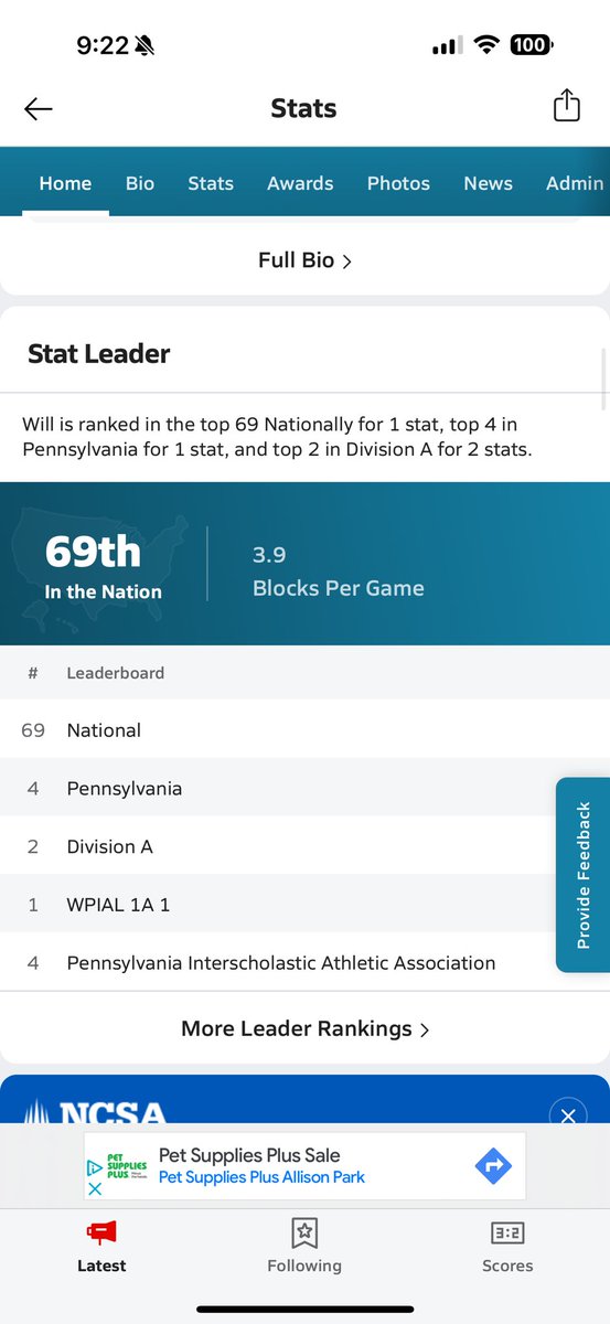 Will Evans (@wevans20_) on Twitter photo Recently ranked 69th in the nation for blocks per game <a href="/MaxPreps/">MaxPreps</a> <a href="/MaxPrepsPA/">Pennsylvania MaxPreps</a> <a href="/NazPrepMBB/">Nazareth Prep Saints Men’s Basketball</a> <a href="/takeoverhoops_/">Takeover Hoops</a> Recently ranked 69th in the nation for blocks per game <a href="/MaxPreps/">MaxPreps</a> <a href="/MaxPrepsPA/">Pennsylvania MaxPreps</a> <a href="/NazPrepMBB/">Nazareth Prep Saints Men’s Basketball</a> <a href="/takeoverhoops_/">Takeover Hoops</a>