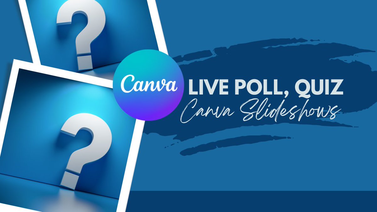 Brenny Kummer (@brenny_kummer) on Twitter photo NEW✨ Live polls & quizzes in <a href="/CanvaEdu/">Canva for Education</a> slides! Say what?! This is a next level improvement that provides more interaction in your presentations. Great way to provide additional means to participate-other than only raising hand to share. Check out how: bit.ly/3POQNd6 NEW✨ Live polls & quizzes in <a href="/CanvaEdu/">Canva for Education</a> slides! Say what?! This is a next level improvement that provides more interaction in your presentations. Great way to provide additional means to participate-other than only raising hand to share. Check out how: bit.ly/3POQNd6