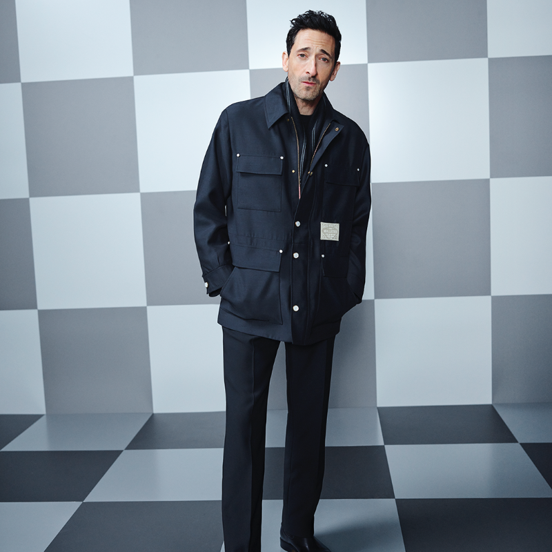 LouisVuitton's tweet photo. Men's Fall-Winter 2025 Show. House Ambassadors and friends of the House #ASAPNast, #AdrienBrody, #PushaT, #Malice, #RauwAlejandro #YutoHorigome attended #LVMenFW25.