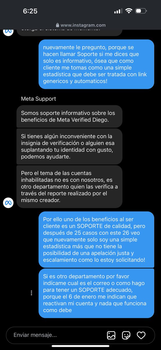 DiLifeArt's tweet photo. @Meta y @Instagram: ¿cuántos creadores y emprendedores más están enfrentando estos problemas? Mi cuenta @dilifeart lleva meses inhabilitada y no hay solución clara. Necesitamos respuestas. #InstagramHelp #MetaSupport #instagramdisabled 

Porque se dicen llamar soporte si ahora en los chat me indican que solo es chat informativo! ¿Entonces cuál es verdadero soporte que uno recibe como cliente o usuario? @finkd @andymstone @guyro @mosseri