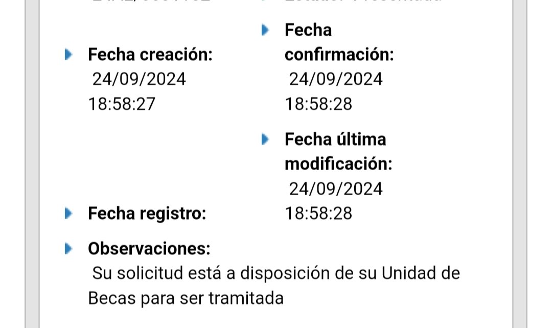 saandraa__09's tweet photo. Mi beca lleva en este estado desde septiembre, esto es normal? Es para un máster en UNIE Universidad. Lo único que se de la resolución que me enviaron diciendome que reunía requisitos, a partir de ahí nada. @elbecador https://t.co/RsCi4wl7lP