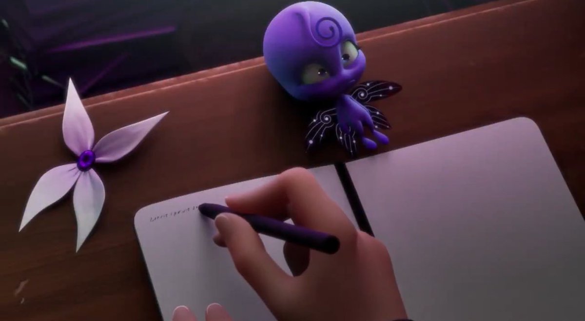 MiraculouslyRed's tweet image. I saw no one talking about Nooroo.. The swirl became like a little hair piece its so cute😭😭 save nooroo.. 

#MLBS6GlobalPremierenoGloob #MiraculousSeason6 #MLBS6