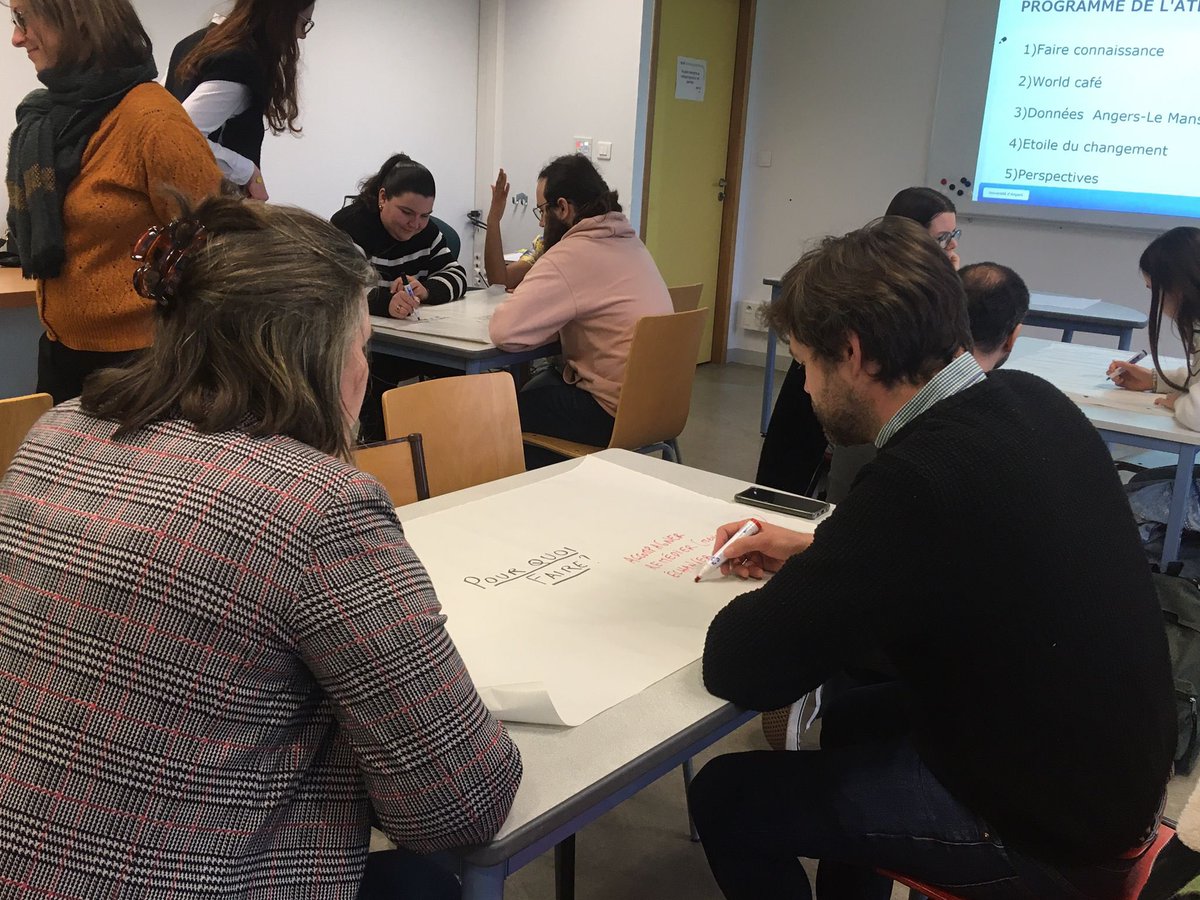 UnivAngers's tweet image. Le séminaire #Thélème se poursuit cet après-midi avec différents ateliers comme Le tutorat, ça sert à quoi ? qui vise à partager les bonnes pratiques et à échanger sur la montée en compétences des étudiants tuteurs et des chargés d’accompagnement des Univ d’Angers et du Mans.