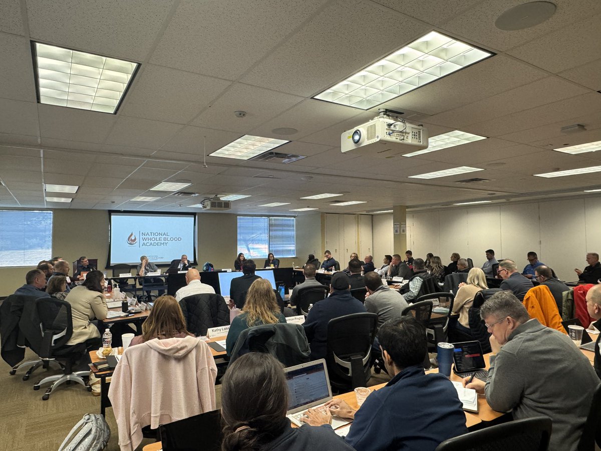 Kicking off Day 1 of our first National Whole Blood Academy of 2025! 

Welcoming participants from across the country and even an international agency as we come together to advance lifesaving knowledge, collaboration, and expansion of pre-hospital whole blood. 

🩸🚑🏥