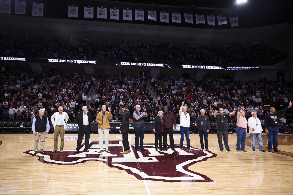 TAMULettermen's tweet image. We had such a great time at the 2025 Men’s Basketball Reunion celebrating our 1975 SWC Championship Team! It’s always great to have these guys back in Aggieland👍🏻
