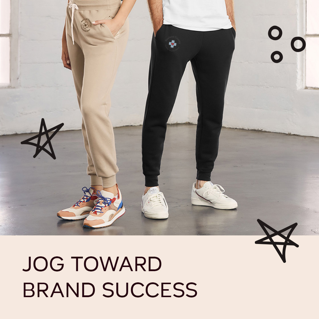 DecoratedWear's tweet photo. With many people resolving to exercise more in the new year, activewear is a hot commodity. These branded fleece joggers are the perfect fit for a seasonal promotional campaign. Use them to incentivize new clients to sign on at your gym, club, or other fitness-focused space. https://t.co/emfy4H6xoE