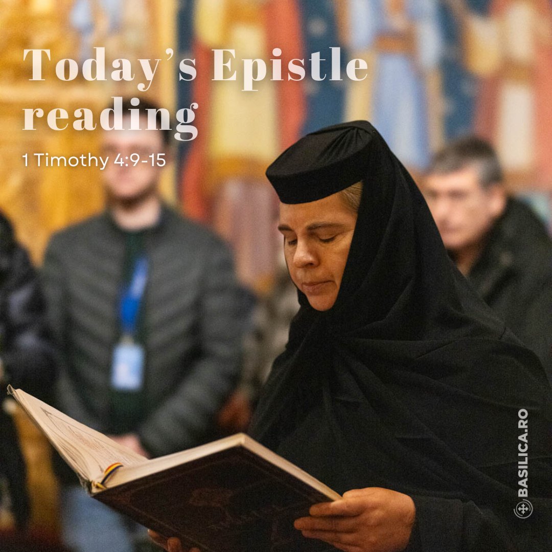 BasilicaNews's tweet photo. Sunday Epistle Reading ⤵️

✨1 Timothy 4:9-15✨

Let no one despise your youth, but be an example to the believers in word, in conduct, in love, in spirit, in faith, in purity. 

#basilica #thegoodtoknow #orthodox #church #epistle #readin https://t.co/vU62ZuNauz