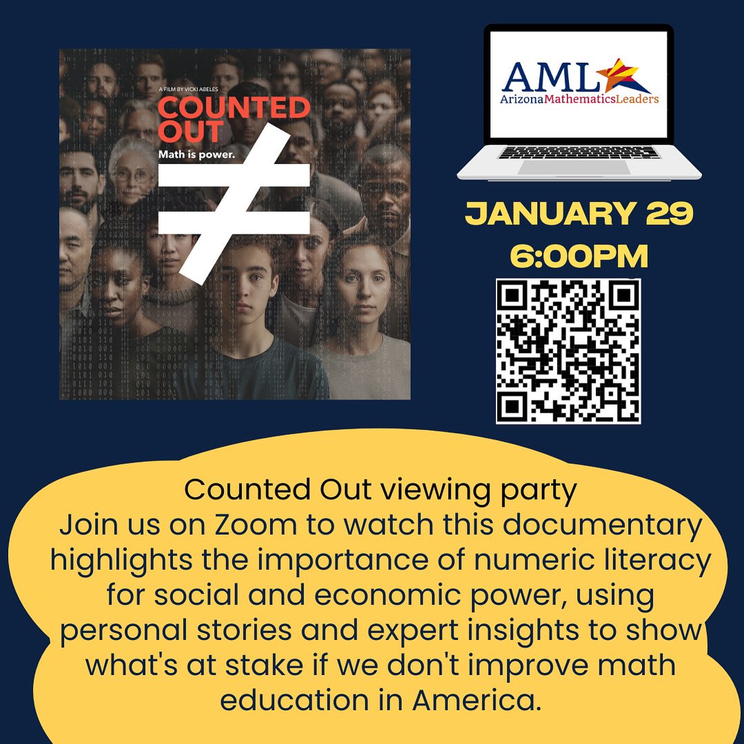 We would like to invite all educators to join us on Zoom for the after-school viewing of party of "Counted Out".
January 29 <a href="/6/">Adrián Lamo</a>:00pm zoom.us/meeting/regist…