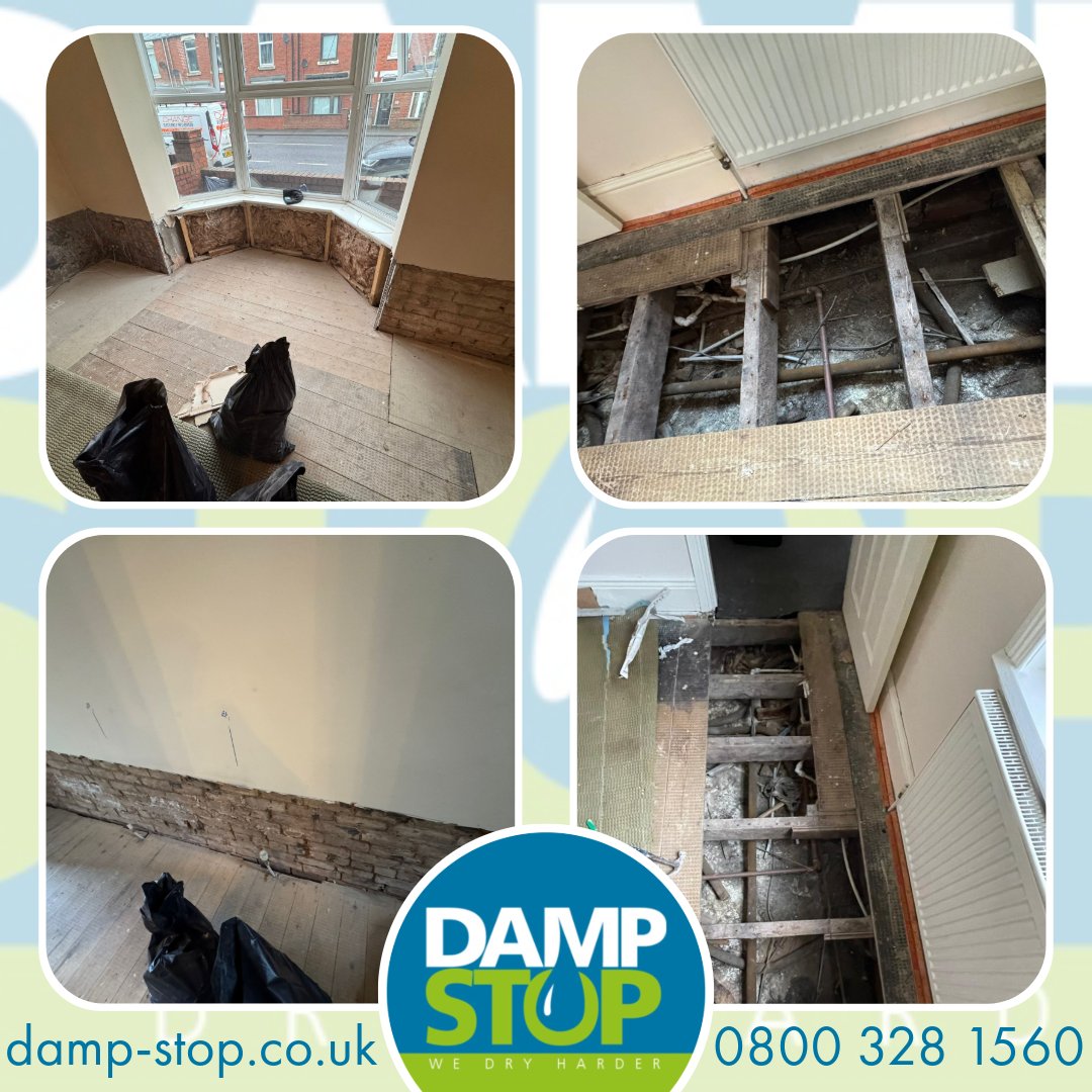 DampStop's tweet image. Continuing our busy week with works in #Sunderland - carrying out #DampProofing and #TimberRepairs to reverse the damage caused by dampness!

#DampStop #WeDryHarder #NorthEastEngland #RisingDamp