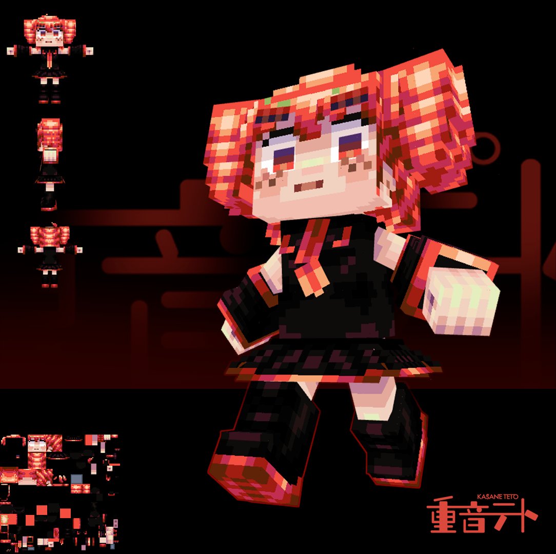 Kasane Teto - MC model

#Blockbench #3DModel #voxelart #pixelart #Minecraft  #kasaneteto #VOCALOID