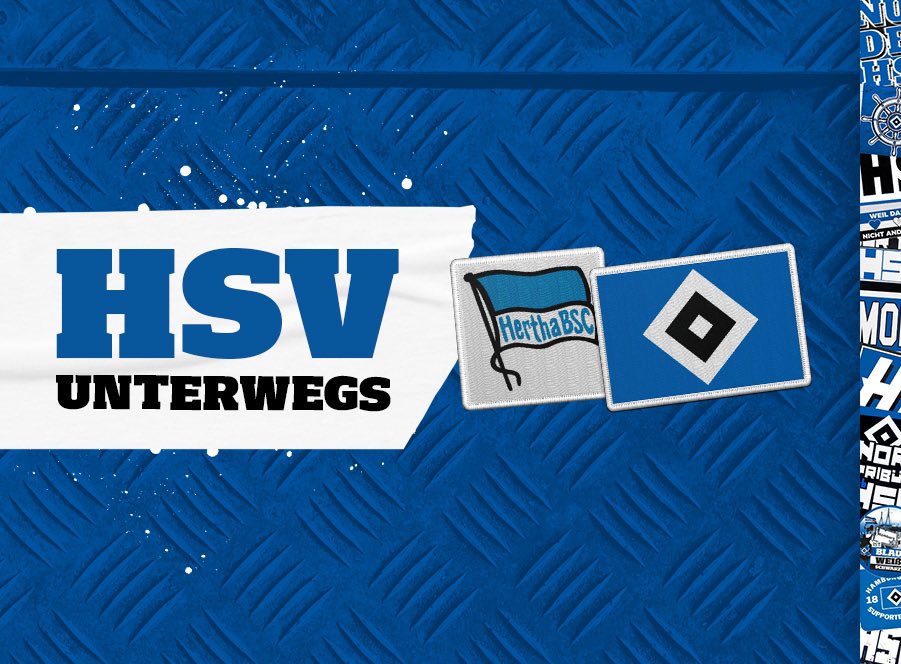 Mit 20.000 HSV-Fans zum Auswärtsspiel. Wahnsinn!
Wir freuen uns auf Berlin. Infos zum Spieltag findet ihr hier:
👉hsv.de/hsv-unterwegs