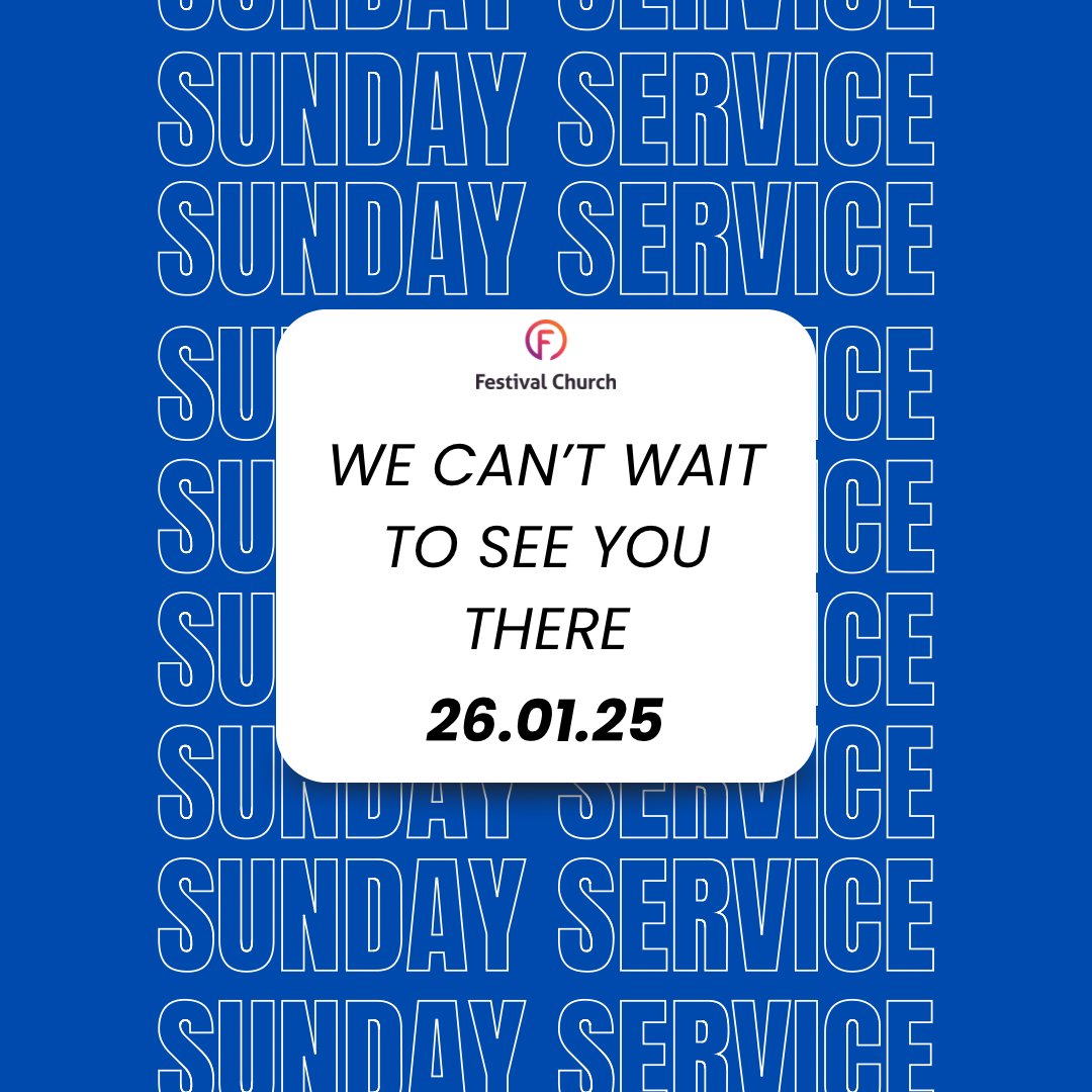 💥 SUNDAY SERVICE 💥

Doors open at 10am for a 10:30 start. 

We can’t wait to see you there 👋🏻