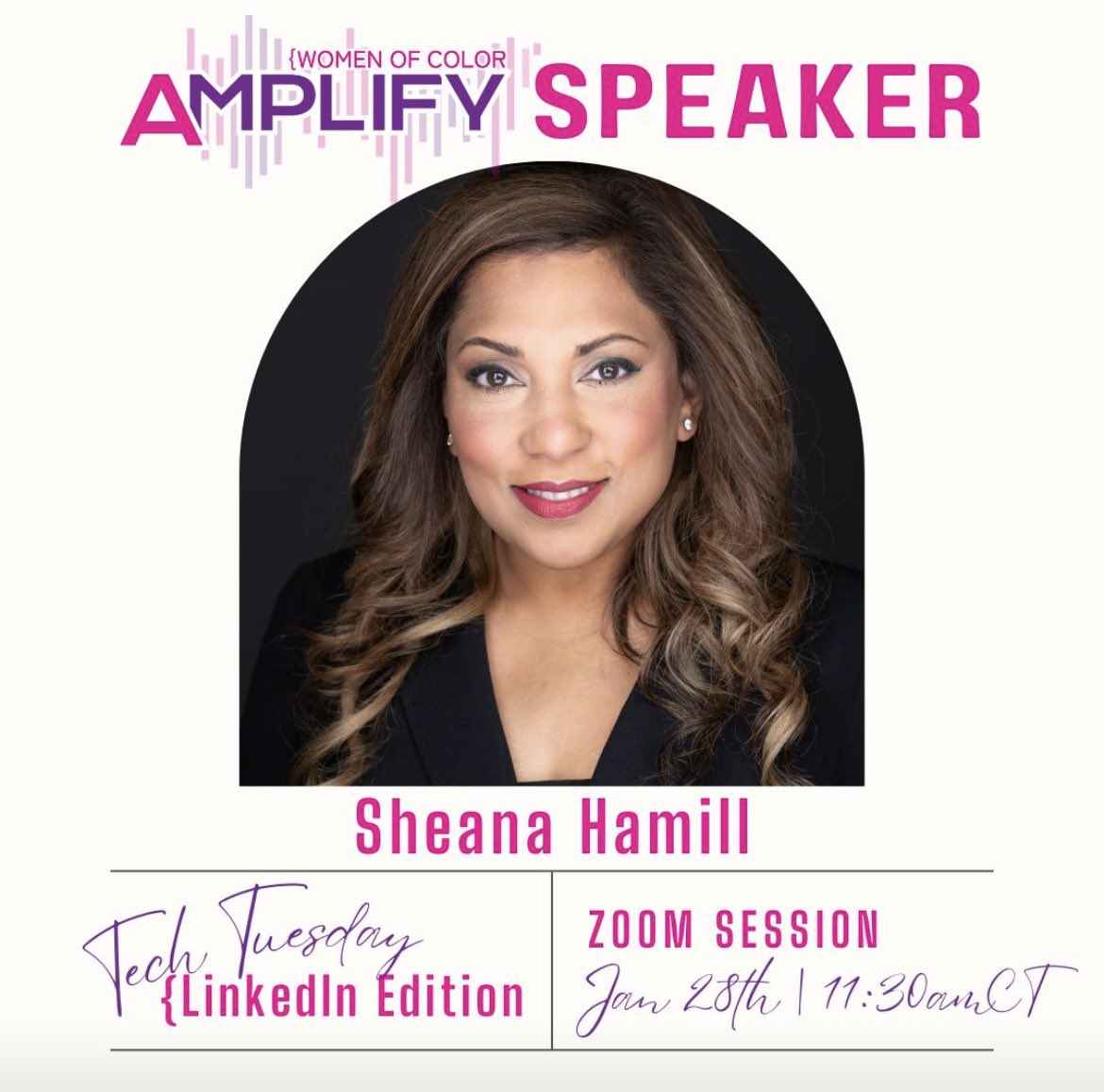 Ready to level up your LinkedIn game? 

Join Amplify Women of Color’s Tech Tuesday featuring Sheana Hamill, Executive Director of LINE! She’ll share strategies to grow your business, enhance your brand &amp; maximize LinkedIn.

Register: lu.ma/cf5e953u
#Leadership #LinkedIn
