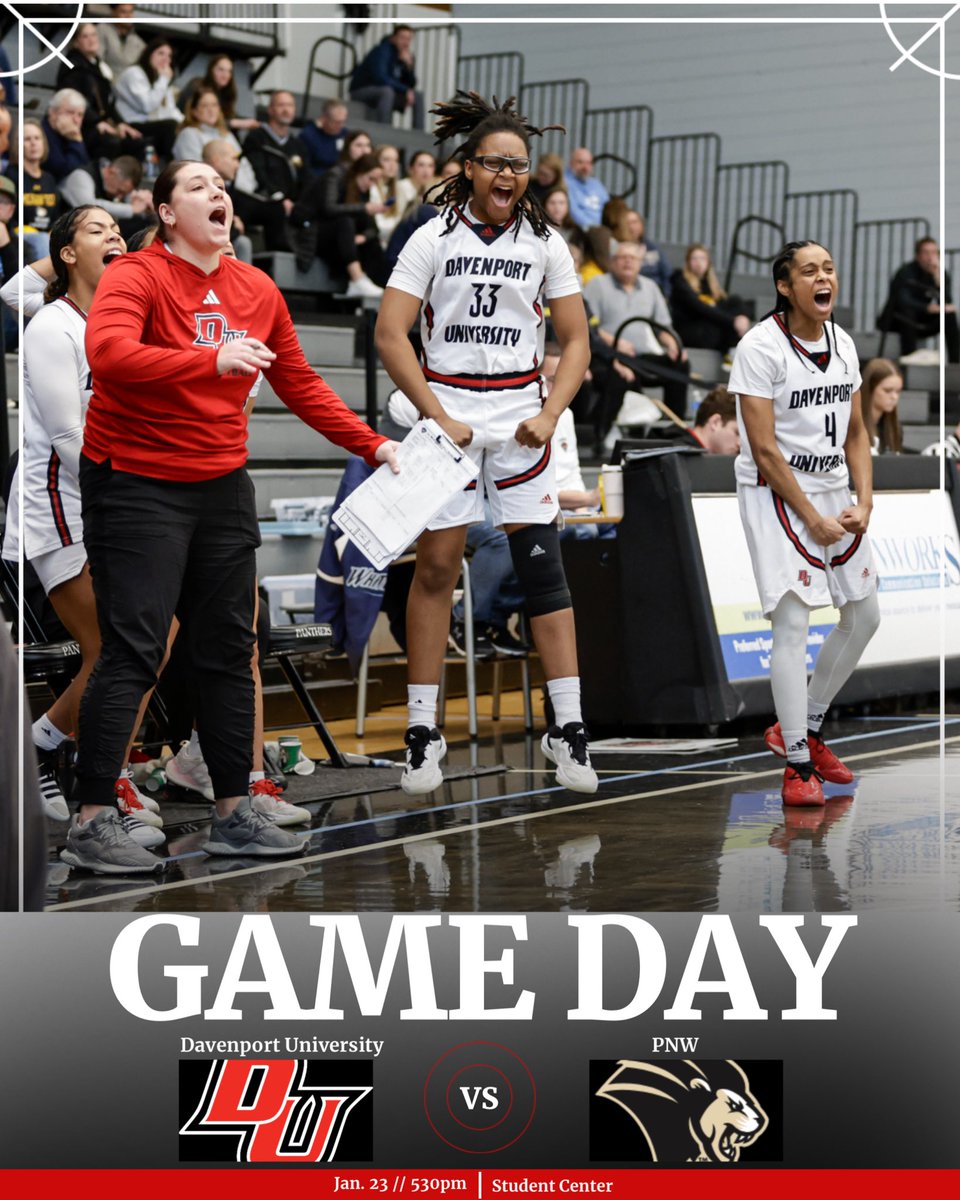 DU_WBB's tweet photo. Gamedayyy‼️ #theynotlikeus #DUPride #GritgrowsWithin 

🆚 PNW 
⏲️ 530pm
📍Grand Rapids, MI
🏟️Student Center
📺 Flo Sports https://t.co/ZiytHmOa7M