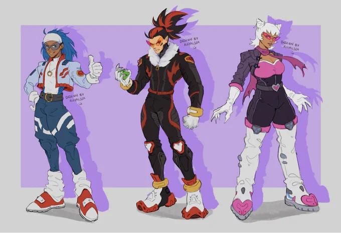 I see people posting their human desings so maybe I can release these from the vault#SonicTheHedgehog 