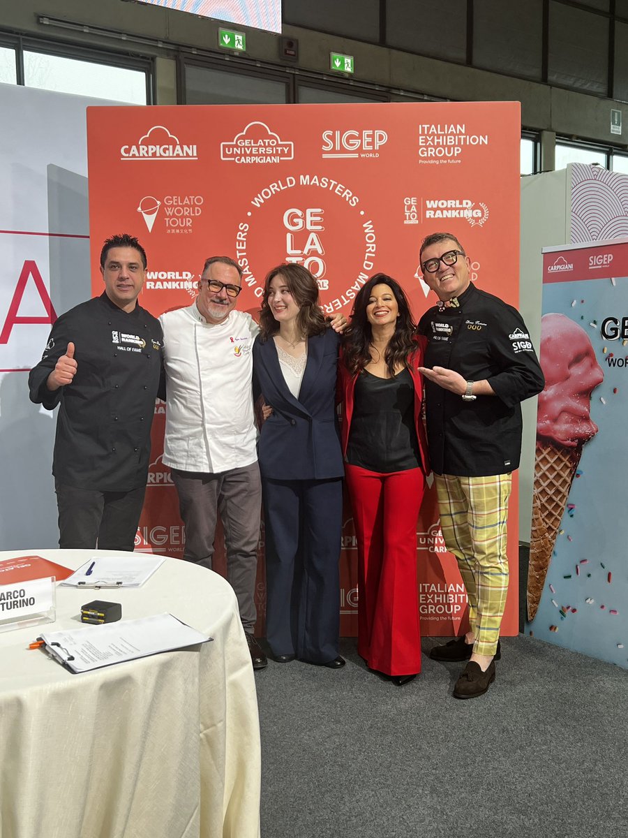 ewemmajane's tweet photo. Gelato Europe Cup 2025
Gelato Festival World Masters

Grazie SIGEP per un’altra edizione di lavoro, emozioni e curiosità! A presto🍦🍰 https://t.co/bFRz1IDvi4