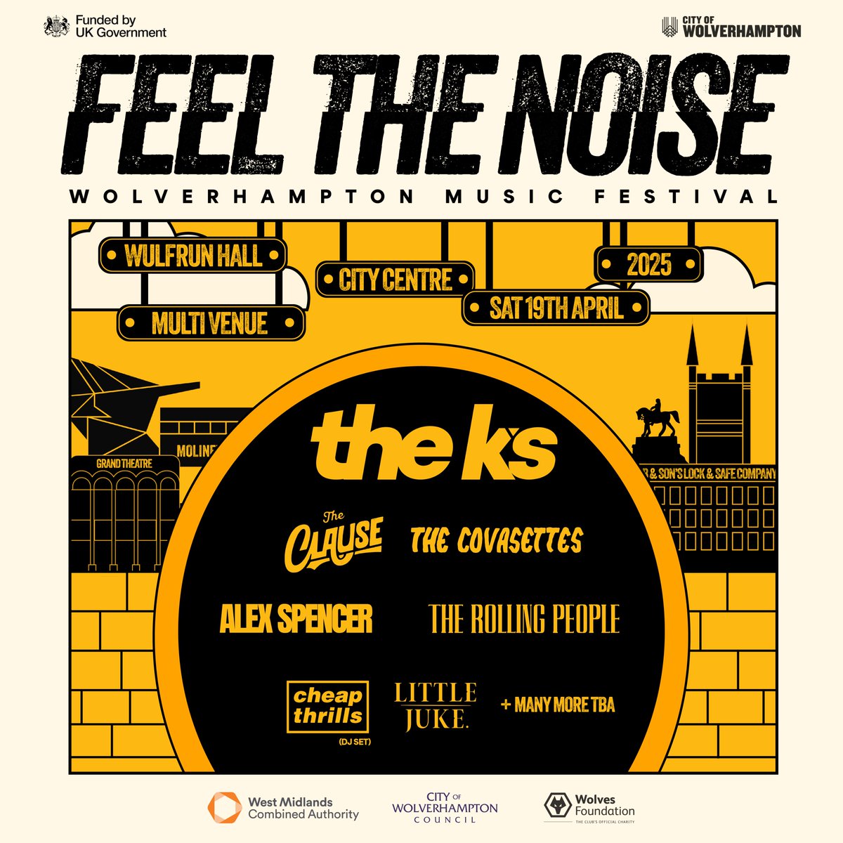 Feel The Noise | Wolverhampton Music Festival (@ftnfest) on Twitter photo ICYMI: SUPER EARLY BIRD tickets are SOLD OUT! π§‘
We have more names to announce so keep your eyes peeled on our socials! π
Prices will continue to rise as we get closer to the big day, so make sure to secure your access at the current cheapest level π feelthenoisefestival.seetickets.com ICYMI: SUPER EARLY BIRD tickets are SOLD OUT! π§‘
We have more names to announce so keep your eyes peeled on our socials! π
Prices will continue to rise as we get closer to the big day, so make sure to secure your access at the current cheapest level π feelthenoisefestival.seetickets.com