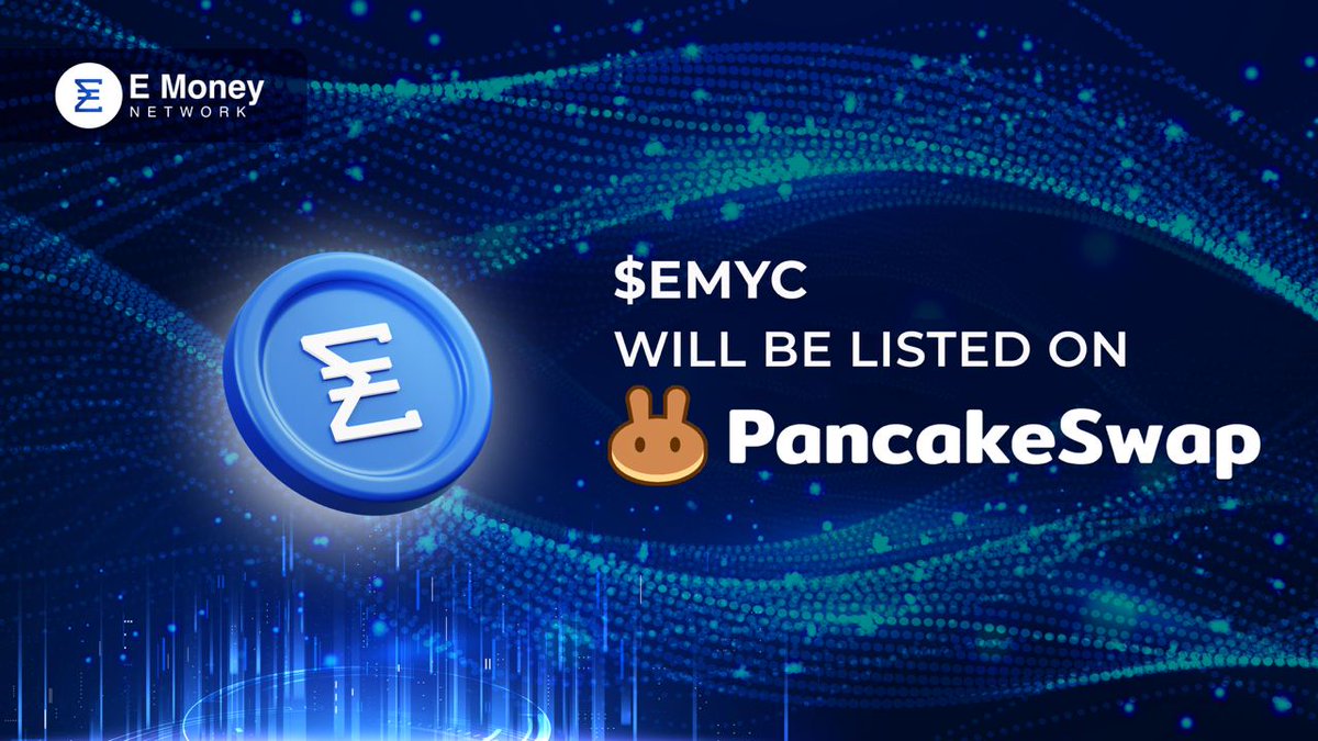 E Money Network (@emoney_network) on Twitter photo $EMYC now on <a href="/PancakeSwap/">PancakeSwap</a> !
Buy now: pancakeswap.finance/?outputCurrenc…
CA: 0xe3f53c0d48360de764dDc2a1A82c3e6DB5d4624d
#BNB $EMYC now on <a href="/PancakeSwap/">PancakeSwap</a> !
Buy now: pancakeswap.finance/?outputCurrenc…
CA: 0xe3f53c0d48360de764dDc2a1A82c3e6DB5d4624d
#BNB