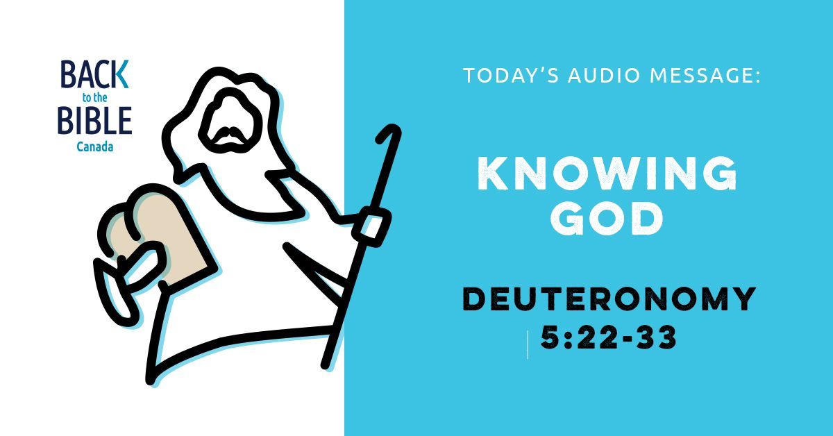 "If we want to know God, you can’t ignore His Word, the Bible."

Listen to today's broadcast from Dr. John titled "Knowing God" from his series, "Living the Moral Law: A Guide for Every Generation." 👇
Listen 🎧: backtothebible.ca/messages/knowi…
Get the Series 💿: backtothebible.ca/product/living…