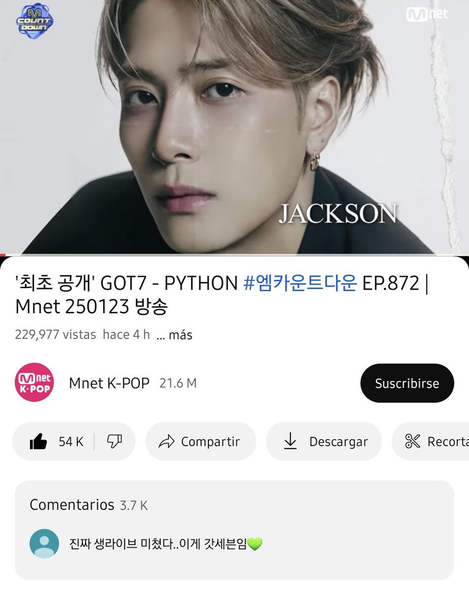 TeamG7Peru's tweet photo. #TEAMG7PERU🇵🇪 STREAM

Necesitamos hacer Stream de la presentación de #GOT7 en mnet y en MBC ya que esto suma en los wins para ganar en Mcountdown y show champion. 💚

Mnet https://t.co/R0eSyElzld
Mbc https://t.co/wcX7ZYp7x7

#PYTHONonMCountdown #GOT7_WINTER_HEPTAGON @GOT7Official https://t.co/1jtLss4Apo