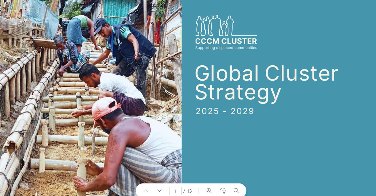 CCCM Cluster (@cccmcluster) on Twitter photo 🌍We proudly launched the Global hashtag#CCCM Cluster Strategy 2025–2029
The event brought together over 1100 participants, featuring opening remarks by <a href="/Refugees/">UNHCR, the UN Refugee Agency</a> and <a href="/UNmigration/">IOM - UN Migration 🇺🇳</a>, an overview of strategy priorities, and engaging discussions. Thanks to everyone who joined us! 🌍We proudly launched the Global hashtag#CCCM Cluster Strategy 2025–2029
The event brought together over 1100 participants, featuring opening remarks by <a href="/Refugees/">UNHCR, the UN Refugee Agency</a> and <a href="/UNmigration/">IOM - UN Migration 🇺🇳</a>, an overview of strategy priorities, and engaging discussions. Thanks to everyone who joined us!