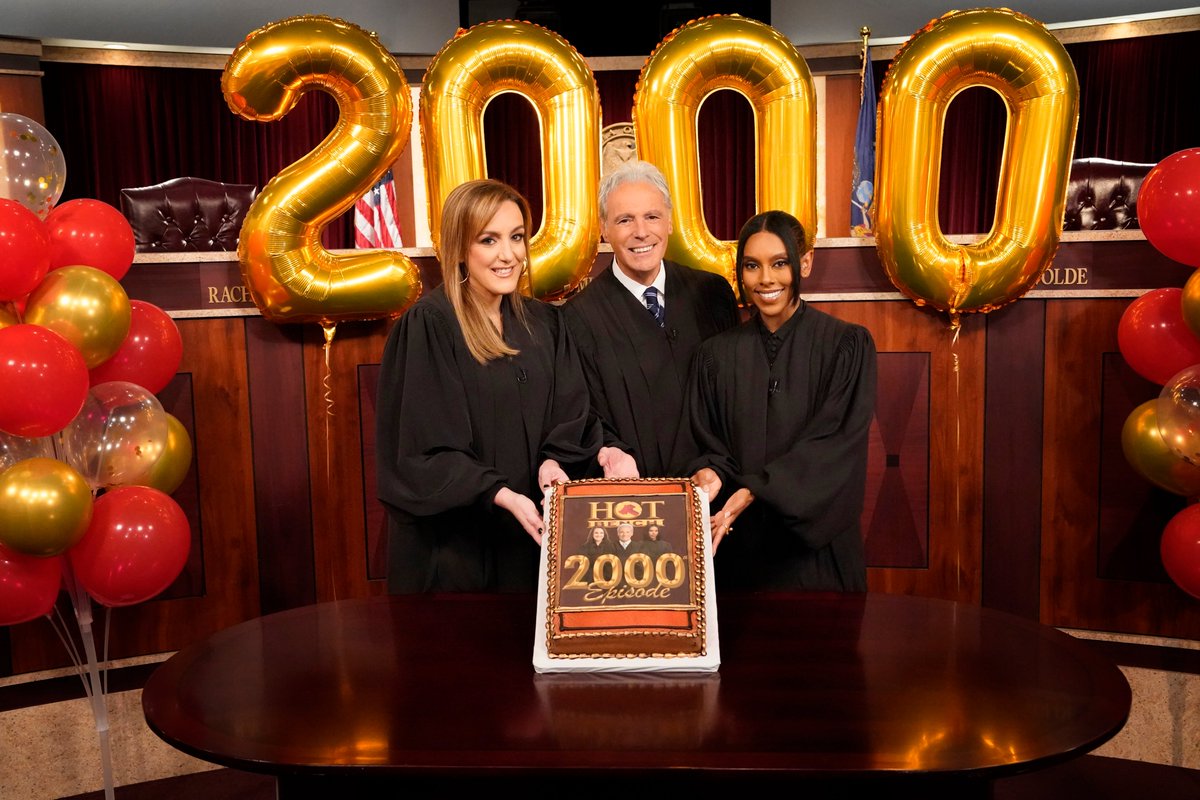 Congratulations to our friends at <a href="/HotBenchTV/">Hot Bench</a> on reaching 2,000 episodes! This is quite an accomplishment. Episode number 2,000 airs today at 4 p.m. on 21 WFMJ. We wish you 2,000 more!