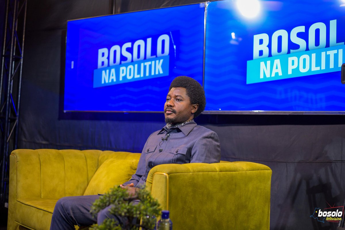 IsralMutombo11's tweet image. «Toute personne qui fera l'apologie de l'agresseur sera arrêtée», affirme le ministre de la justice @ConstantMutamba dans l'émission Bosolo Na Politik Officielle.