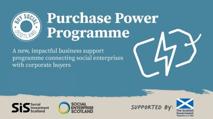 Edinburgh Social Enterprise Network (@esenscot) on Twitter photo The <a href="/socinvestscot/">Social Investment Scotland</a> & <a href="/SocEntScot/">Social Enterprise Scotland</a> "Purchase Power Programme" is an opportunity for socially motivated enterprises with products, services and experiences to connect with corporates seeking to develop their social and environmental impact.
Apply : socialinvestments.typeform.com/to/fK1Mei5Y?ty… The <a href="/socinvestscot/">Social Investment Scotland</a> & <a href="/SocEntScot/">Social Enterprise Scotland</a> "Purchase Power Programme" is an opportunity for socially motivated enterprises with products, services and experiences to connect with corporates seeking to develop their social and environmental impact.
Apply : socialinvestments.typeform.com/to/fK1Mei5Y?ty…