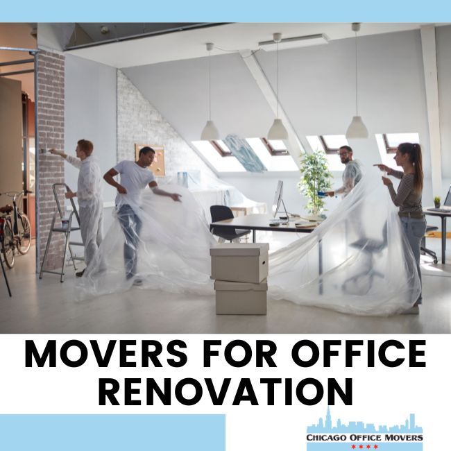 chicagoofcmover's tweet image. Remodeling your office? We’ll ensure your furniture, files, and equipment are safely relocated or stored during the process. Stress less, renovate more! 💼 #OfficeRenovation #SafeMoves #ChicagoOfficeMovers
