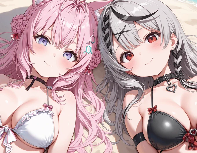 こより :クロたーーん、こよクロ再結成記念撮ろう! さかまた:いや、再結成してないから… こより :またまたぁ～ さかまた:だめだこりゃ… ??? :カシャッ! 毎日さかまた(5/7)